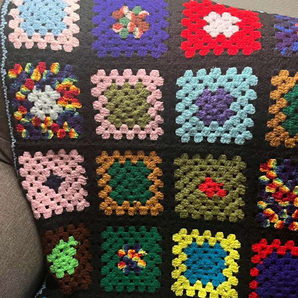 Crochet Granny Square Blanket
